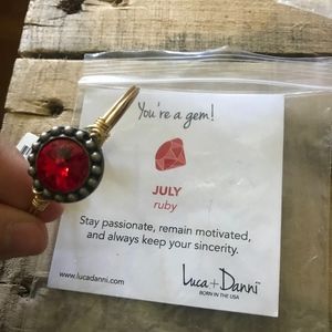 Luca and Danni Gold July Bracelet